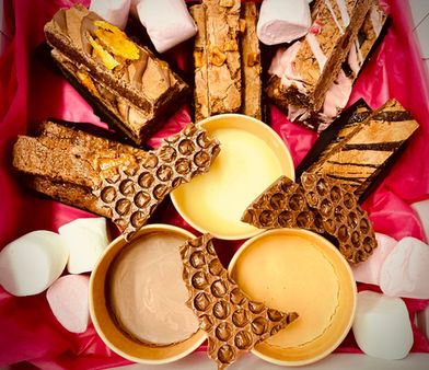 Brownie dipping gift boxes