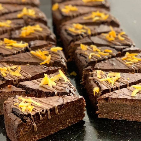 chocolate orange brownies